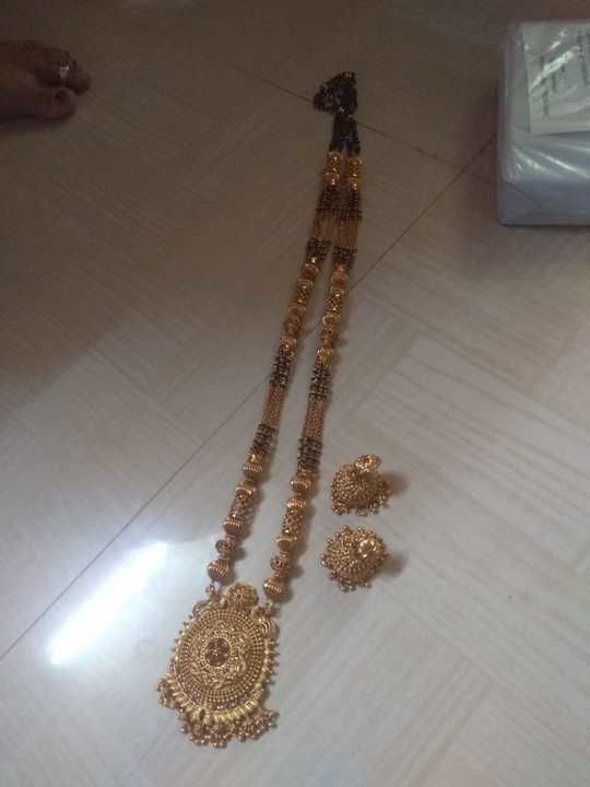 Mangalsutra original happy customer pic uploaded by Hru's collection on 3/9/2021