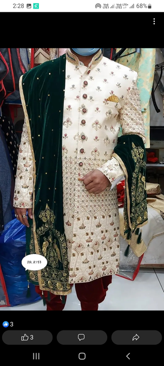 Product uploaded by Sherwani manufacturer on 5/14/2023