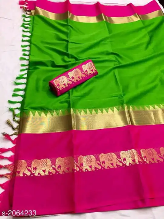 Slik saree uploaded by TR-E Shopping on 5/15/2023