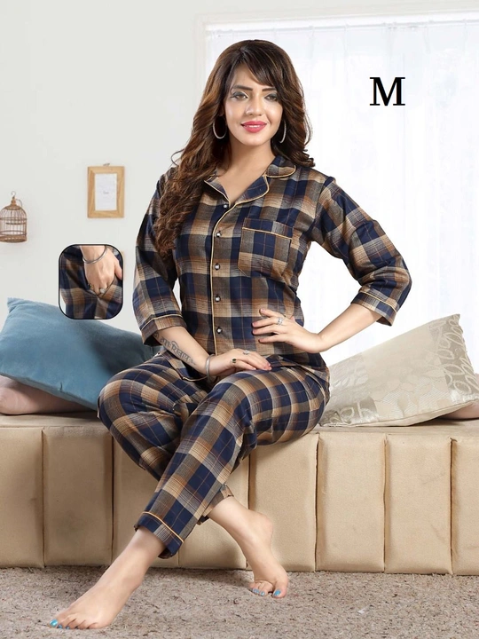 *🧜🏼‍♀️Helly🧜🏼‍♀️ PURE COTTON Night Suits Collection*

*2Pieces Premium Night Suits*
1). Front Op uploaded by Divya Fashion on 5/15/2023