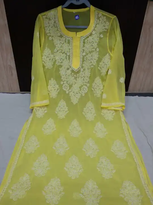 Lucknawi kurtis uploaded by Gazzy collection on 5/15/2023