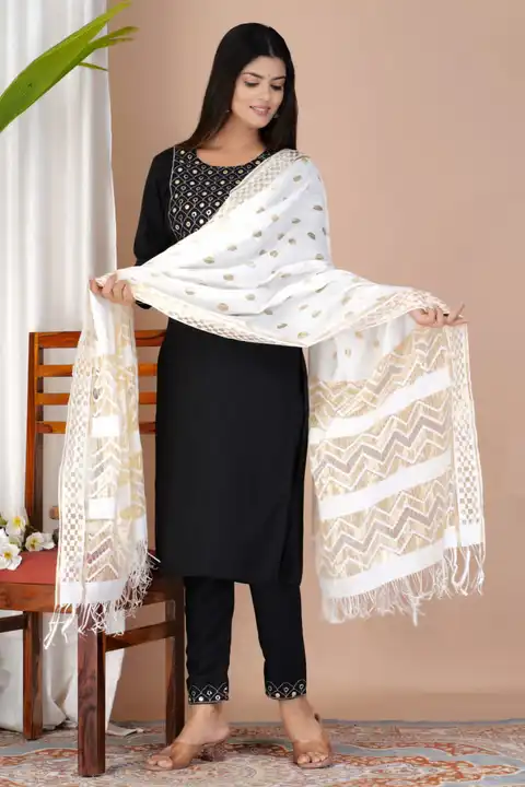 New design arrived

Productname -Kashmira 

 Fabric reyon

Size-M.L.XL.XXL

dupatta-tussel fabric

D uploaded by Liberrty fashion & Creations on 5/15/2023