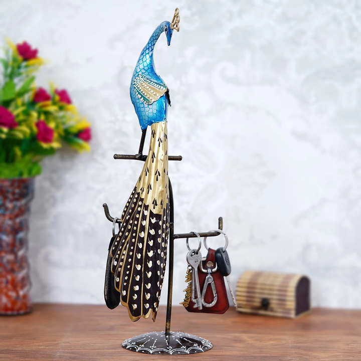 🦚🦚Colorful Peacock Handcrafted Iron Decorative Showpiece🦚🦚
 uploaded by Home decor on 5/15/2023