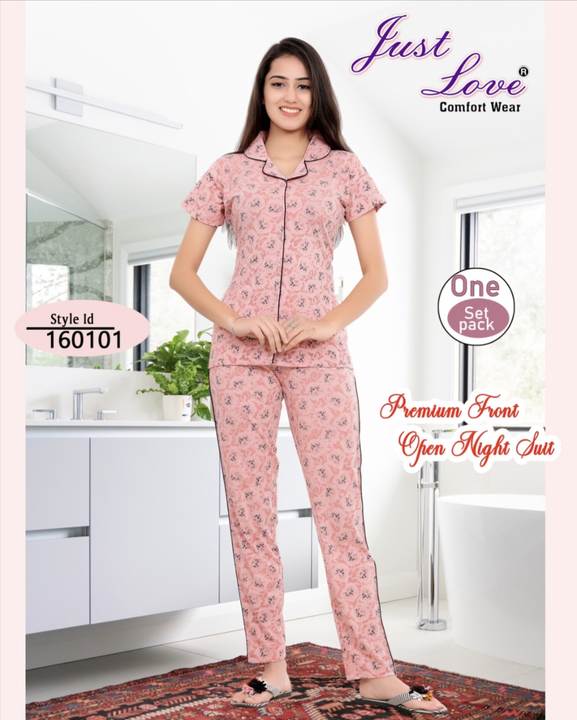FRONT OPEN NIGHT SUIT uploaded by RIDHI SIDHI COLLECTION on 5/15/2023