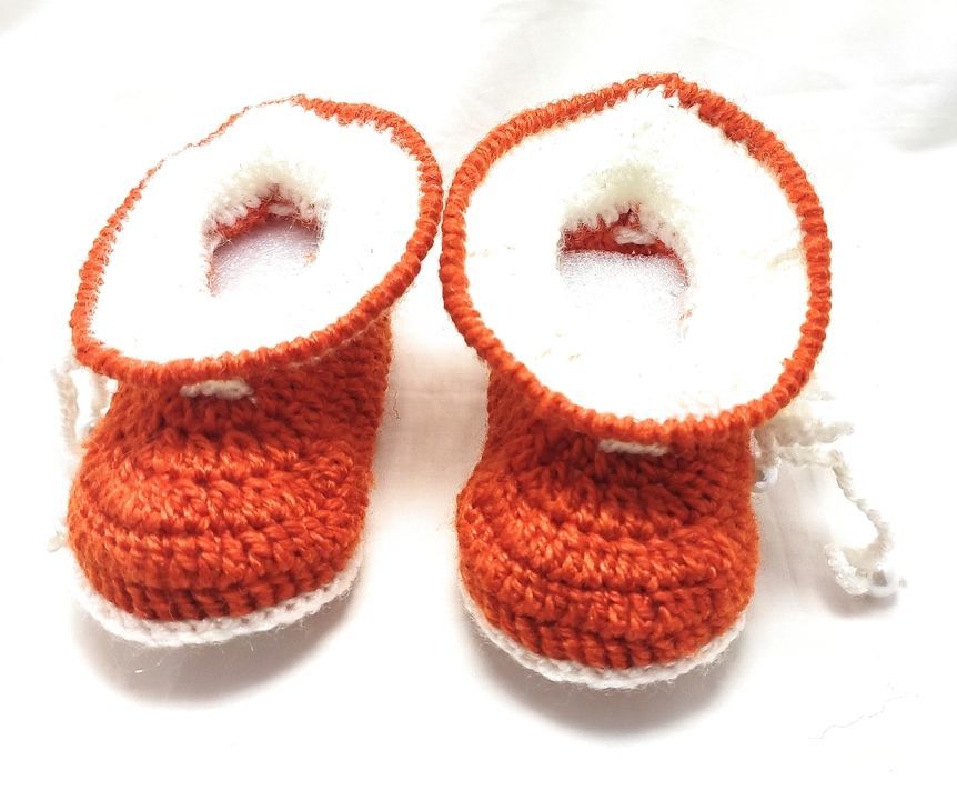 Kamath Group Hand Knitted Cuff Fold Crochet Unisex-Baby's Booties (3-12 Months)

 uploaded by Kamath Group on 3/9/2021