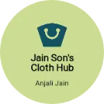 Business logo of Jain son's Cloth Hub