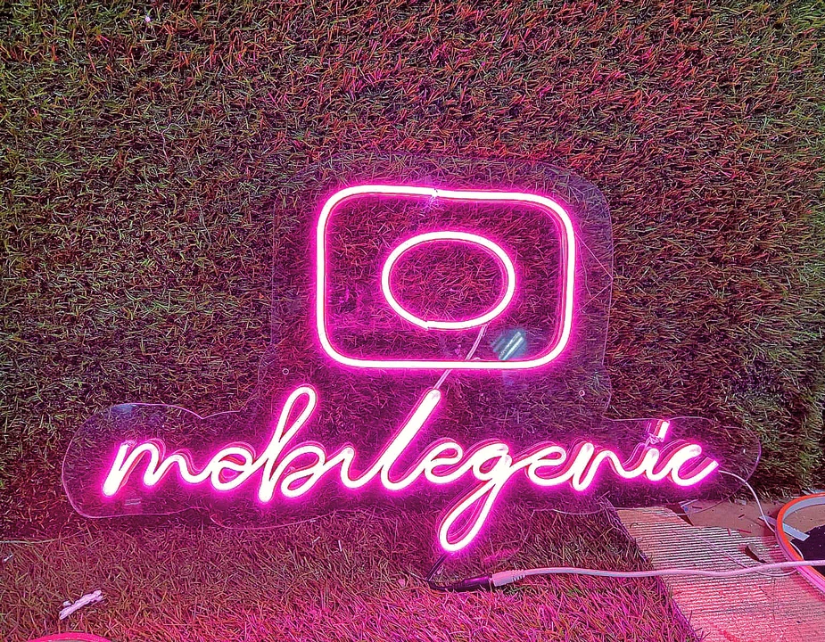 Insta logo neon sign for occasions or decoration items  uploaded by Shyam enterprises on 5/15/2023