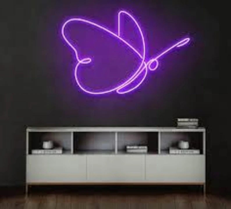 Butterfly Neon Sign For occasions or decoration items  uploaded by Shyam enterprises on 5/15/2023
