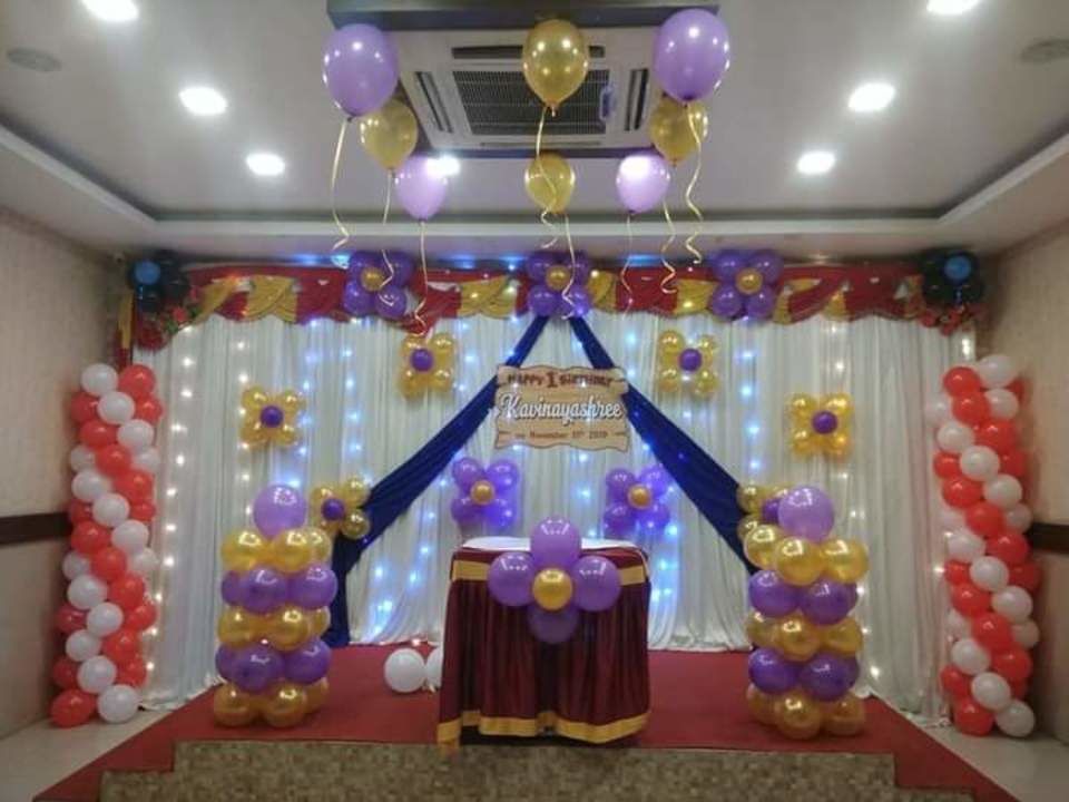 Birthday party decoration uploaded by business on 3/9/2021