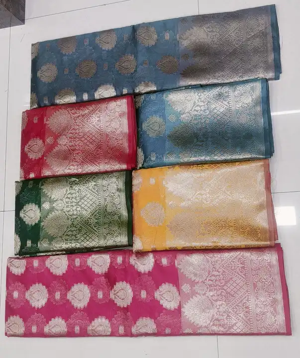 Organja silk saree 150 pic uploaded by My saree collection on 5/29/2024