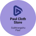 Business logo of Paul cloth store