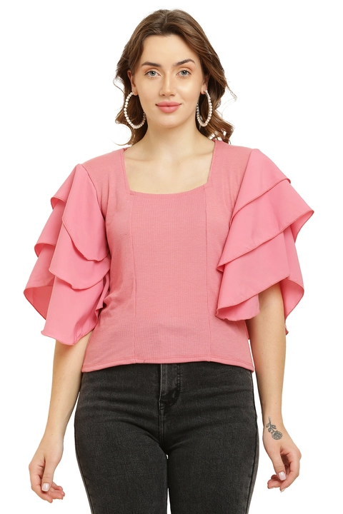 Puff sleeve top for women  uploaded by business on 5/15/2023