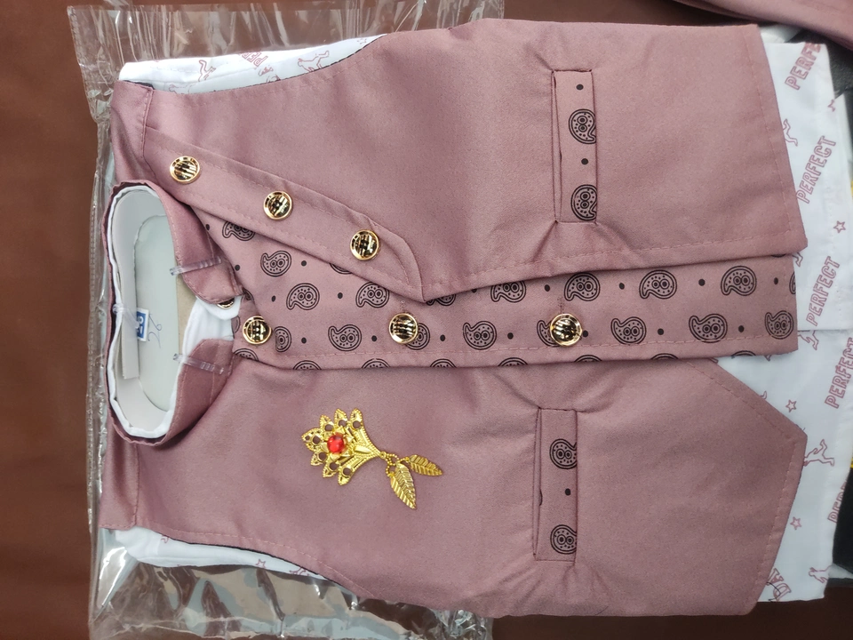 Kids Boy 3 Pc Suit set uploaded by Raj Garments on 5/28/2024