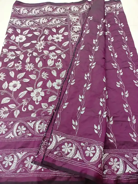 *#53. Exclusive Blanded Kathastich Bangalore Silk Saree With Blouse Ps.*
*@stocksareesupdate 15/05/2 uploaded by stock sarees.Pvt.Ltd. on 5/15/2023