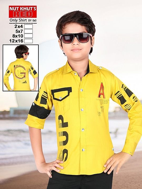 Boys Shirt (2 years to 10 years) uploaded by NUTKHUT HOSIERY on 7/13/2020