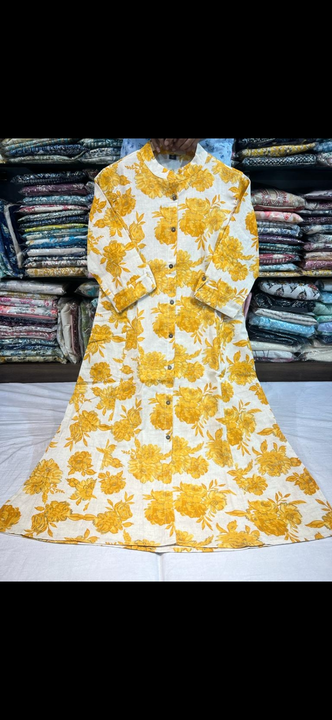 Cotton flax kurti  uploaded by Gamini collection on 5/15/2023