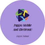 Business logo of Pappu mobile and electronic store