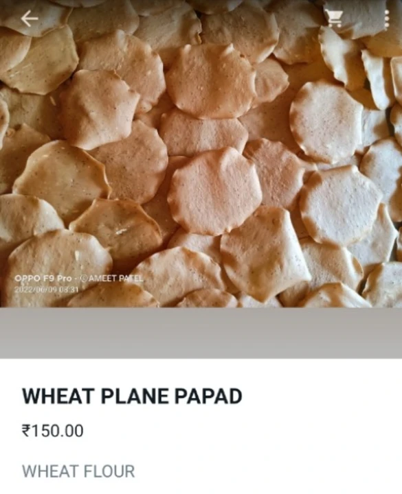 Wheat papad uploaded by Jay bhavani gruh udyog papad udyog on 5/15/2023