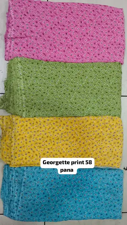 Georgette print  uploaded by Mataji Fashion on 5/15/2023