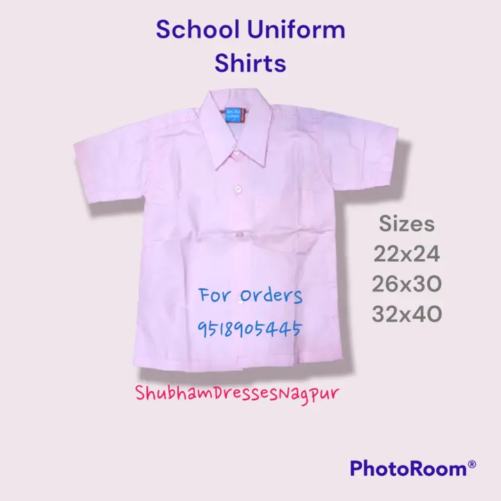 School uniforms shirts uploaded by Shubham Dresses on 5/15/2023