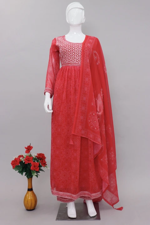 Gown with dupatta  uploaded by Taha fashion from surat on 5/15/2023