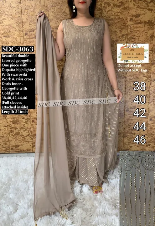 Gown uploaded by Taha fashion from surat on 5/30/2024