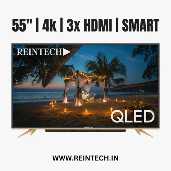 Reintech 55" | 4k | 3x HDMI | SMART LED TV'S  uploaded by business on 5/15/2023