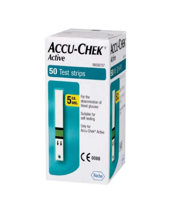 Accu Chek Active Strips, Pack Of 50 Expiry 01/2024 uploaded by Jayram Enterprise on 5/15/2023
