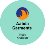 Business logo of Aabda garments