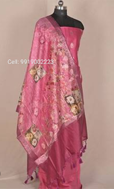 Pure Chanderi Suit with Digital Print  uploaded by business on 5/15/2023