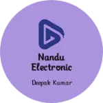 Business logo of Nandu electronic