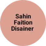 Business logo of Sahin faition disainer