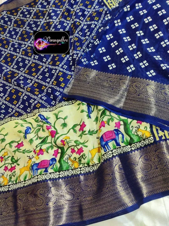 New ikkta printed saree  uploaded by Fashion designer saree  on 5/16/2023