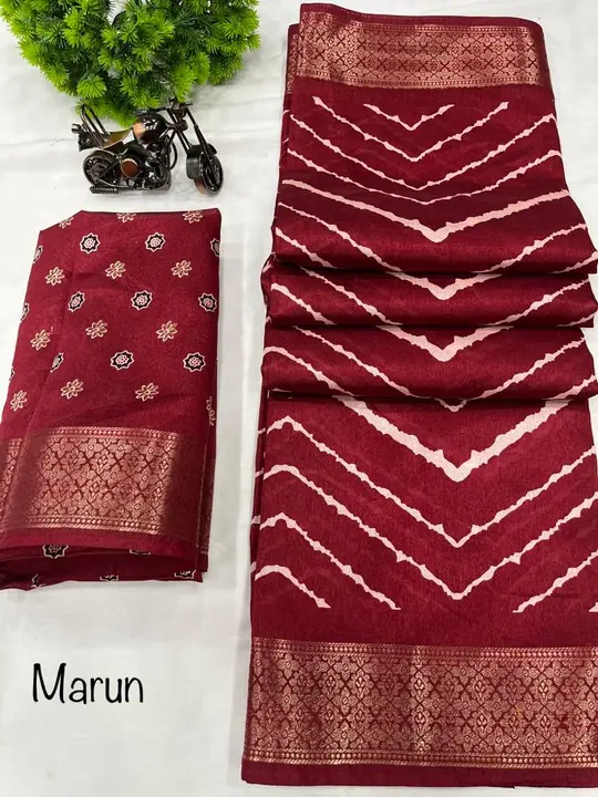 New ikkta printed saree  uploaded by Fashion designer saree  on 5/16/2023