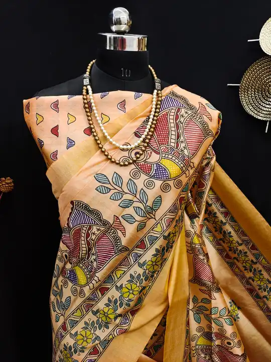 Tussar silk saree  uploaded by SAURYA EXPORT on 5/16/2023
