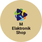 Business logo of M elaktronik shop