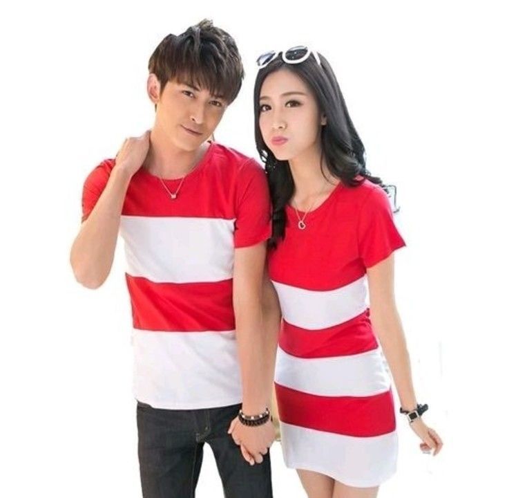 Ridwan fancy couple t-shirt uploaded by ridwan collection on 3/10/2021
