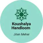 Business logo of Koushalya Handloom
