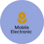 Business logo of Mobile electronic