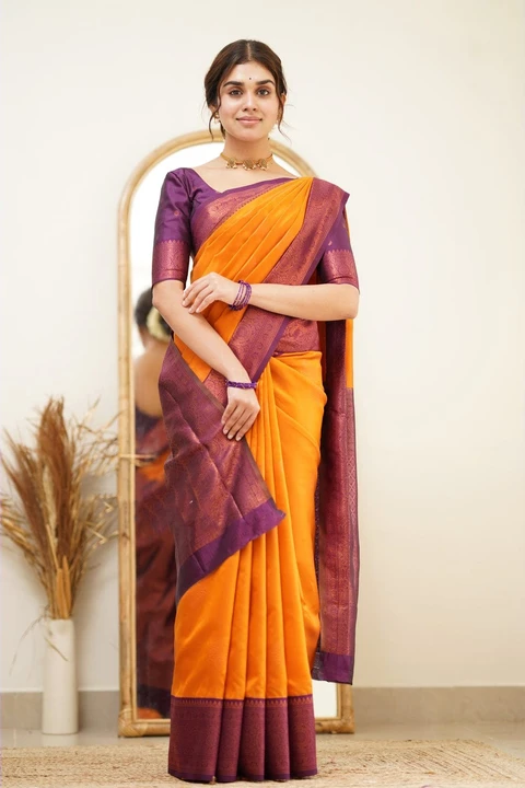 Soft silk saree  uploaded by N k sarees on 5/16/2023