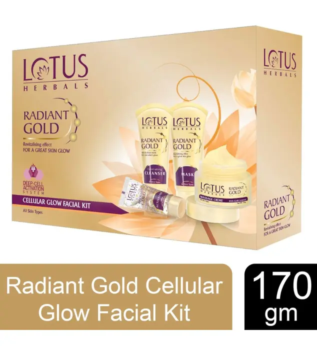 Lotus Herbal Radiant Glow Cellular Facial Kit uploaded by Chairana on 5/31/2024