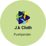 Business logo of J.k cloth