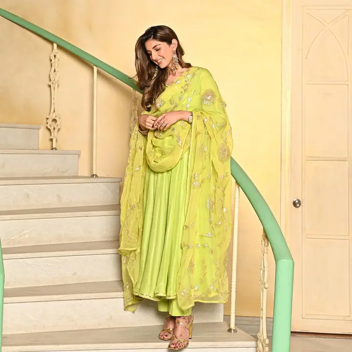 BEAUTIFUL GOWN BEAUTIFUL GOWN DUPPATA SET  ST&1062 uploaded by Fatema Fashion on 5/16/2023