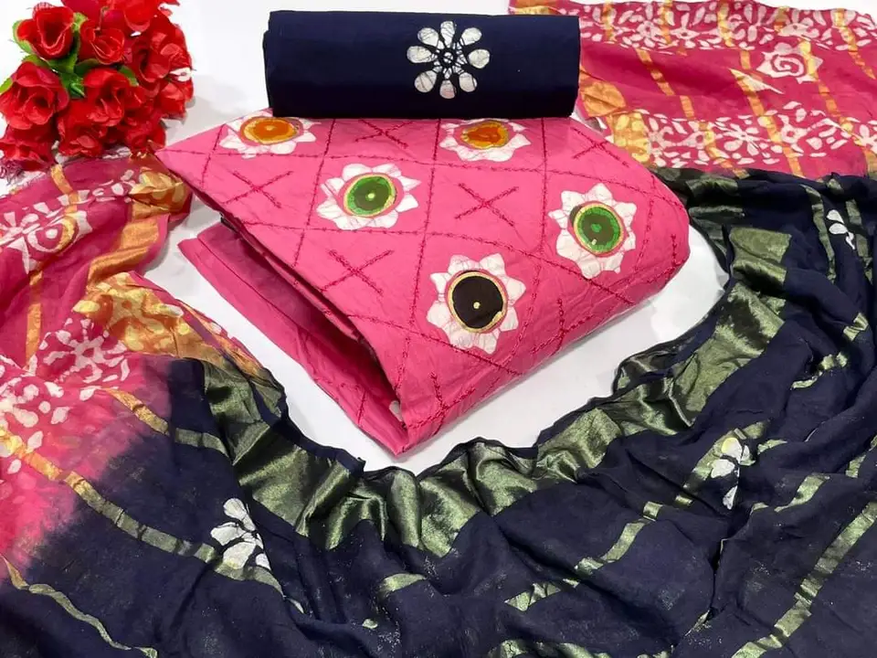 Poplin cotton uploaded by Pooja creation  on 5/16/2023