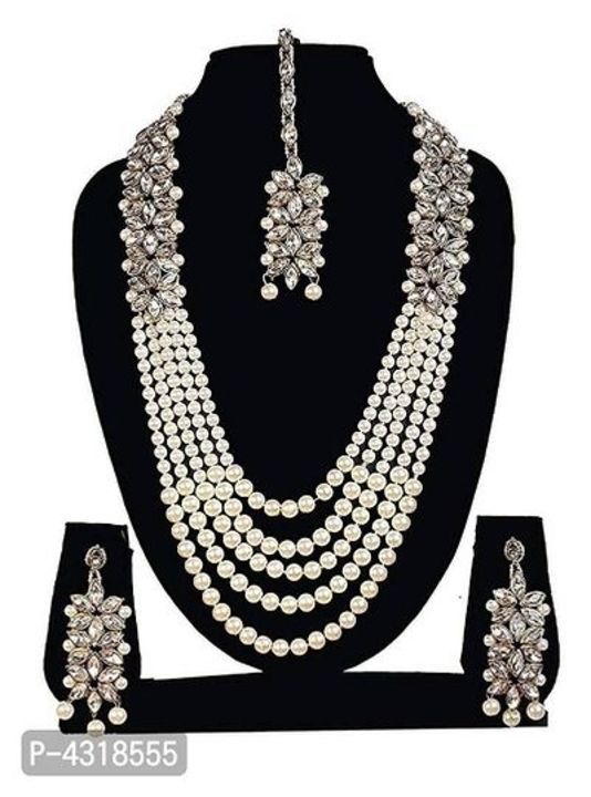 KUNDAN PEARL MULTI LAYERED JEWELRY SETS uploaded by SN creations on 3/10/2021