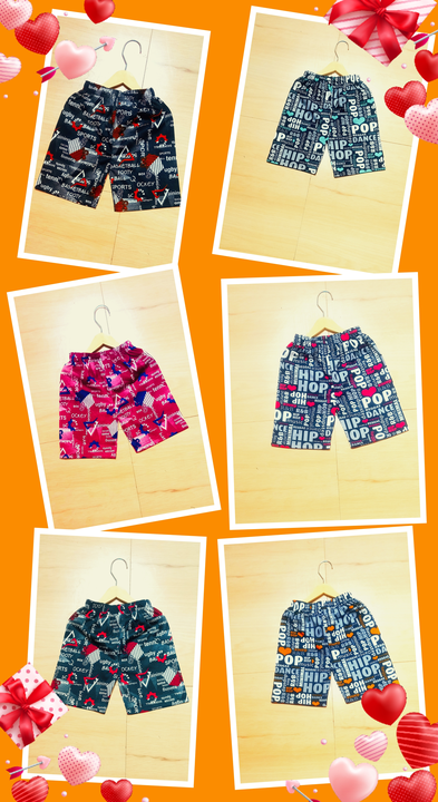 Kids Summer Shorts uploaded by Heenal Kids Wear ,,, The New Born Dresses  on 5/16/2023