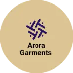 Business logo of Arora garments