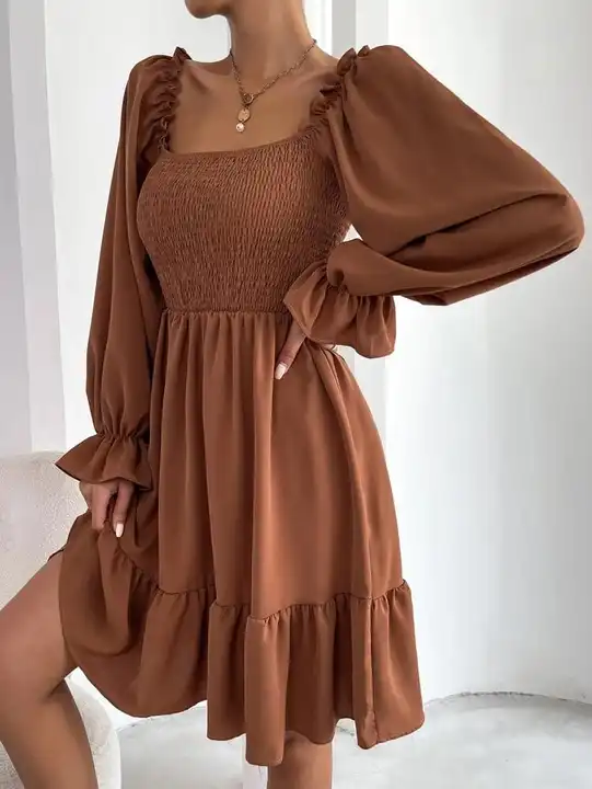 Stylish crepe dress uploaded by Talha Services on 5/16/2023