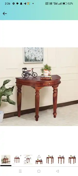 D kansol wall table uploaded by Apna timber on 5/16/2023