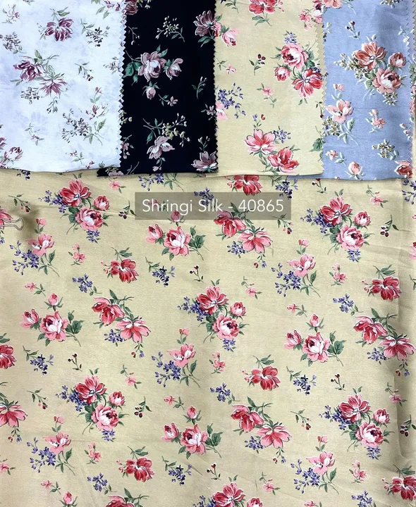 Japan satin prints uploaded by Vishwam fabrics pvt ltd  on 5/16/2023